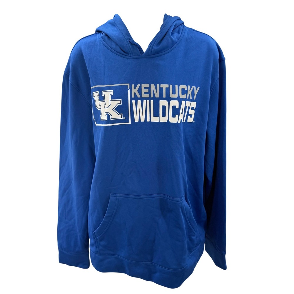 Fanatics Kentucky Wildcats NCAA Blue Pullover Hoodie Sweatshirt Mens Large NEW